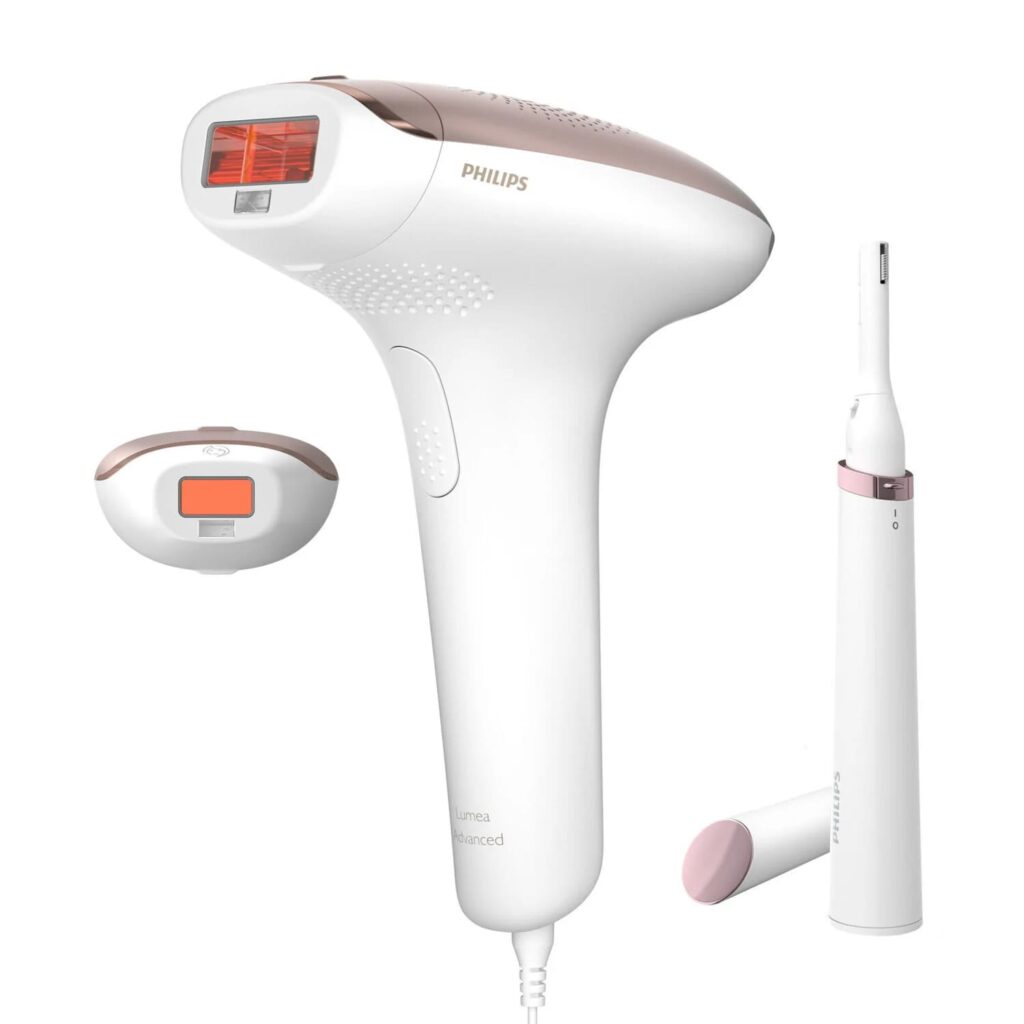 Gros plan sur l'épilateur lumière pulsée Philips Lumea advanced BRI921/00