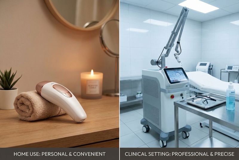 Comparaison épilation IPL vs laser en institut